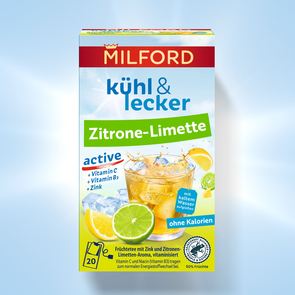kühl & lecker active Zitrone-Limette