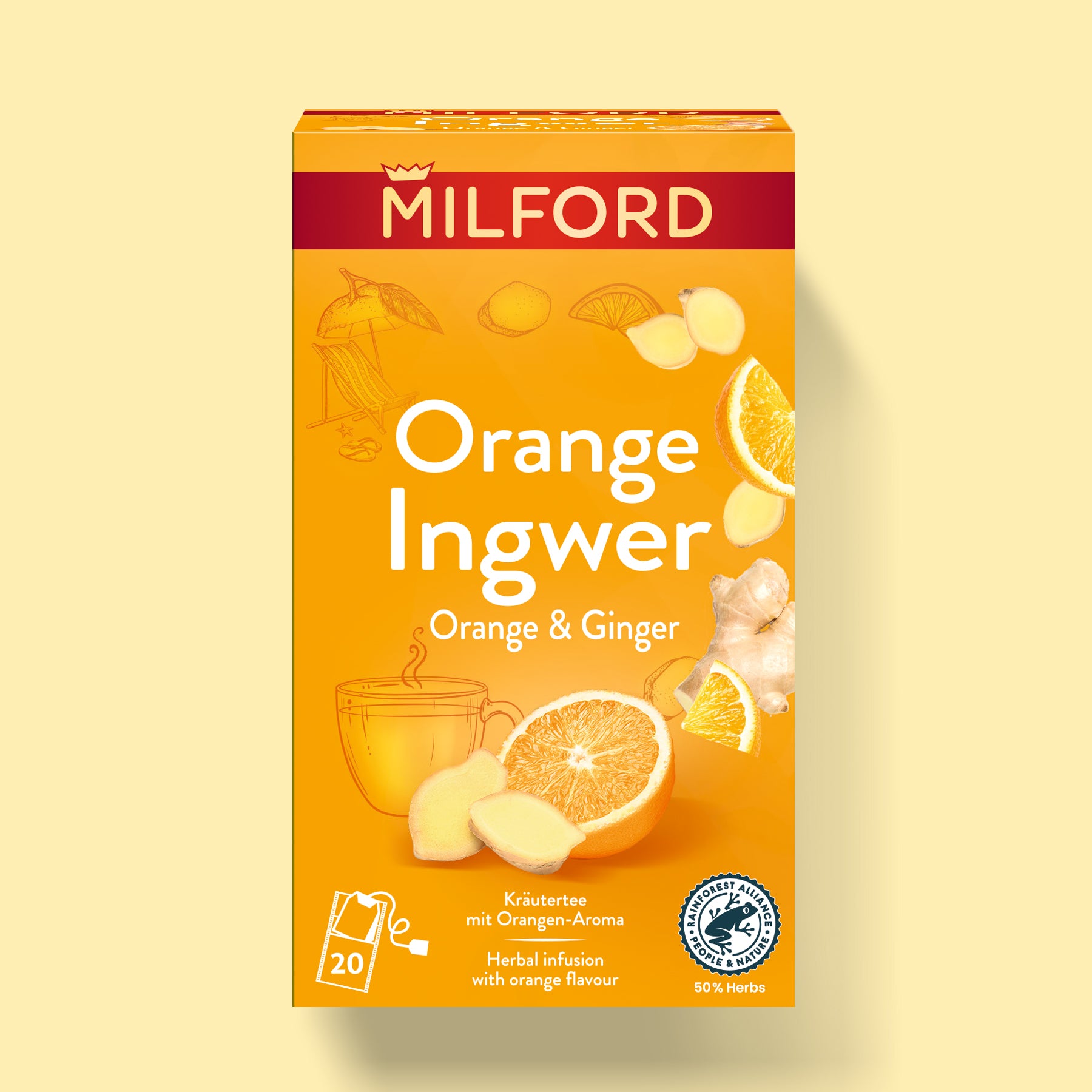Orange Ingwer